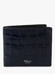 Mulberry Matte Croc Leather 8 Card Wallet, Night Sky