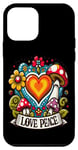 Coque pour iPhone 12 mini Guitare Hippie Meditation Freedom Wreaths