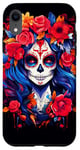 Coque pour iPhone XR Dia De Los Muertos Masque La Catrina