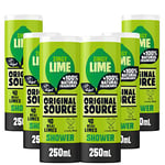 Original Source Zingy Lime Shower Gel, 6x250ml