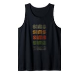 Love Heart Sims Tee Grunge Vintage Style Black Sims Tank Top