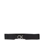 Dambälte Calvin Klein Re-Lock Waist Belt 50Mm K60K611104 Svart