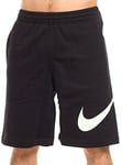 Nike Club short-exp Swoosh – For Bermudas, Men, Club Short-Exp Swoosh, Black White, XL