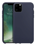 XQISIT iPhone 11 Pro Silicone Case Cover - Midnight Blue - Currys