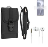 For OnePlus Nord 2T + EARPHONES Belt bag outdoor pouch Holster case protection s