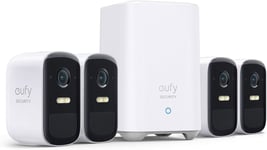 Eufy Security eufyCam 2C Pro 4-Cam Kit Security Camera Outdoor, Wireless Home 2K