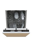 Candy Cdih 2L952-80 45Cm Slimline Integrated 9 Place Dishwasher, E Rated - Black - Dishwasher With Installation