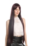 Wig Women's Wig Extremely Long Straight Dark Purple Auburn Highlights VK-7