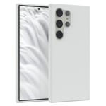 For Samsung Galaxy S24 Ultra Phone Cover Silicone Case Protection Cover White