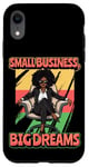 iPhone XR Small Business Big Dreams Curly Black Afro Woman CEO Case