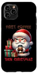 Coque pour iPhone 11 Pro Premier café puis Noël vacances