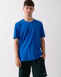 Boss Orange Mix&Match Mens Stretch-Cotton Loungewear T-Shirt with Embroidered Logo - Blue - Size Medium