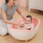 (Light Gray)Baby Bath Lying Support Baby Shower Support Portable Slipless Safe