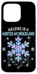 iPhone 15 Pro Max Walking In A Winter Wonderland Tie Dye Snowflake Christmas Case