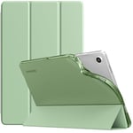 TiMOVO Coque Compatible avec Samsung Galaxy Tab A9+/A9 Plus 11" 2023 SM-X210/X216/X218, Étui de Protection Arrière en TPU Translucide Givré pour Tout Nouveau Galaxy Tab A9+, Vert