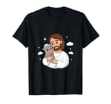 Moo Deng Jesus and the Baby Hippo of Peace T-Shirt