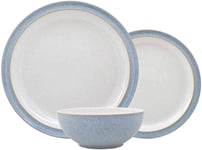 Denby 381048781 Elements 12 Piece Dinner Set, Blue