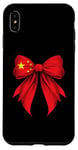 iPhone XS Max China Flag Chinese Pride Coquette Ribbon Case