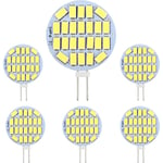 CDQ G4 LED 3W, AC12-24V, 300LM Kallt vitt 6000K, 24x5730 SMD 6-pack