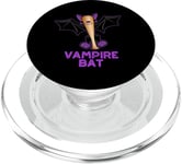 Jeu de mots amusant en forme de chauve-souris vampire PopSockets PopGrip pour MagSafe