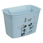 keeeper Boîte de Rangement Mickey à Suspendre, 4 L, Récipient Anti-rayures, Idéal pour les couches et les cosmétiques, Janek, Bleu clair