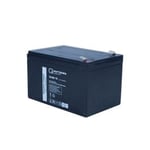 Q-Batteries 12LSX-12 12V 12,2Ah 10-års AGM batteri 6,3mm terminal