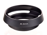 40.5mm Metal Tilted Vented Lens Hood for Cameras with 40.5mm Thread - UK SELLER