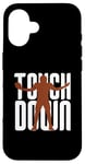 Coque pour iPhone 16 USA Touchdown Ballon de football américain