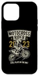 Coque pour iPhone 12 mini Motocross Dirt Bike Racing Design vieilli