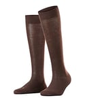 FALKE Women's Sensitive London W KH Cotton With Soft Tops 1 Pair Knee-High Socks, Brown (Dark Brown 5233) new - eco-friendly, 2.5-5