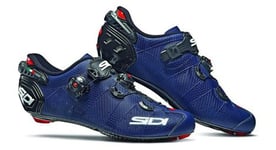 paire de chaussures sidi wire 2 carbon bleu mat