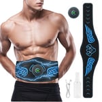 Ceinture Abdominale Electrostimulation, Electrostimulateur Musculaire avec Affichage et USB Recharge, 10 Modes 39 Niveaux, Musculation Appareil Femme Homme, Entraînement Abdominal ems Renforcer Muscle