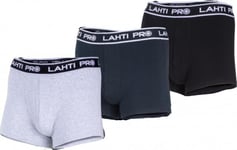 Lahti Pro Men's Boxer Shorts Black, Gray, Navy Blue., 3 Pairs, "Xl", Lahti