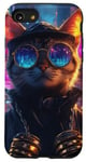 iPhone SE (2020) / 7 / 8 Gangster Cat Cat lover Cyberpunk cat Edgy Case