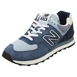 New Balance 574 Mens Navy Casual Trainers - 8.5 UK