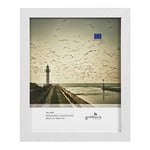 goldbuch Tallinn Cadre photo en bois pour photo au format 20 x 25 cm, cadre portrait avec support et support mural, cadre individuel en MDF, cadre photo blanc