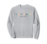 Central Park New York City, NYC multi color simple design Sweatshirt