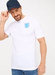 Tu Official FA England White Football Crest T-Shirt XL Xl male