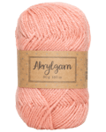 Akrylgarn 50 g ljus orange