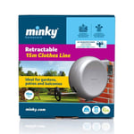 Minky Double Retractable Clothes Line 30Metres Drying Space Holds 3 Wash Loads