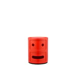 Kartell - Componibili Smile 4925 - Röd - Röd - Hurtsar - Plast