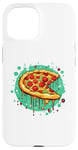 Coque pour iPhone 15 Pelle à pizza Pepperoni Splash Fun