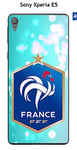 Onozo Coque Sony Xperia E5 Design Foot France Fond Bleu