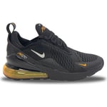 Baskets basses enfant Nike  Air Max 270 Junior Black University Gold