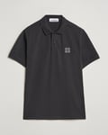 Stone Island Cotton Pique Polo Lead Grey