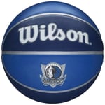 ballons de basket Unisexe, Wilson NBA Team Dallas Mavericks Ball, Bleu