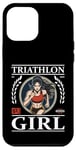 Coque pour iPhone 12 Pro Max Triathlon Girl : force, endurance et style dans un seul design !