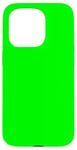 iPhone 15 Pro Lime Green Color Phone Cover Case