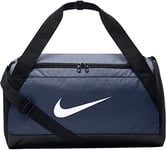 Nike Men Brasilia Duffel Bag - Midnight Navy/Black/White, 51 x 25.5 x 28 cm/Size 41/Large