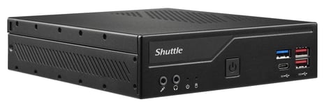 Shuttle – Slim PC DH670V2 ,S1700,2x HDMI,2x DP,2x LAN,2x COM,8x USB,1x 2.5",2x M.2,24/7 incl. VESA